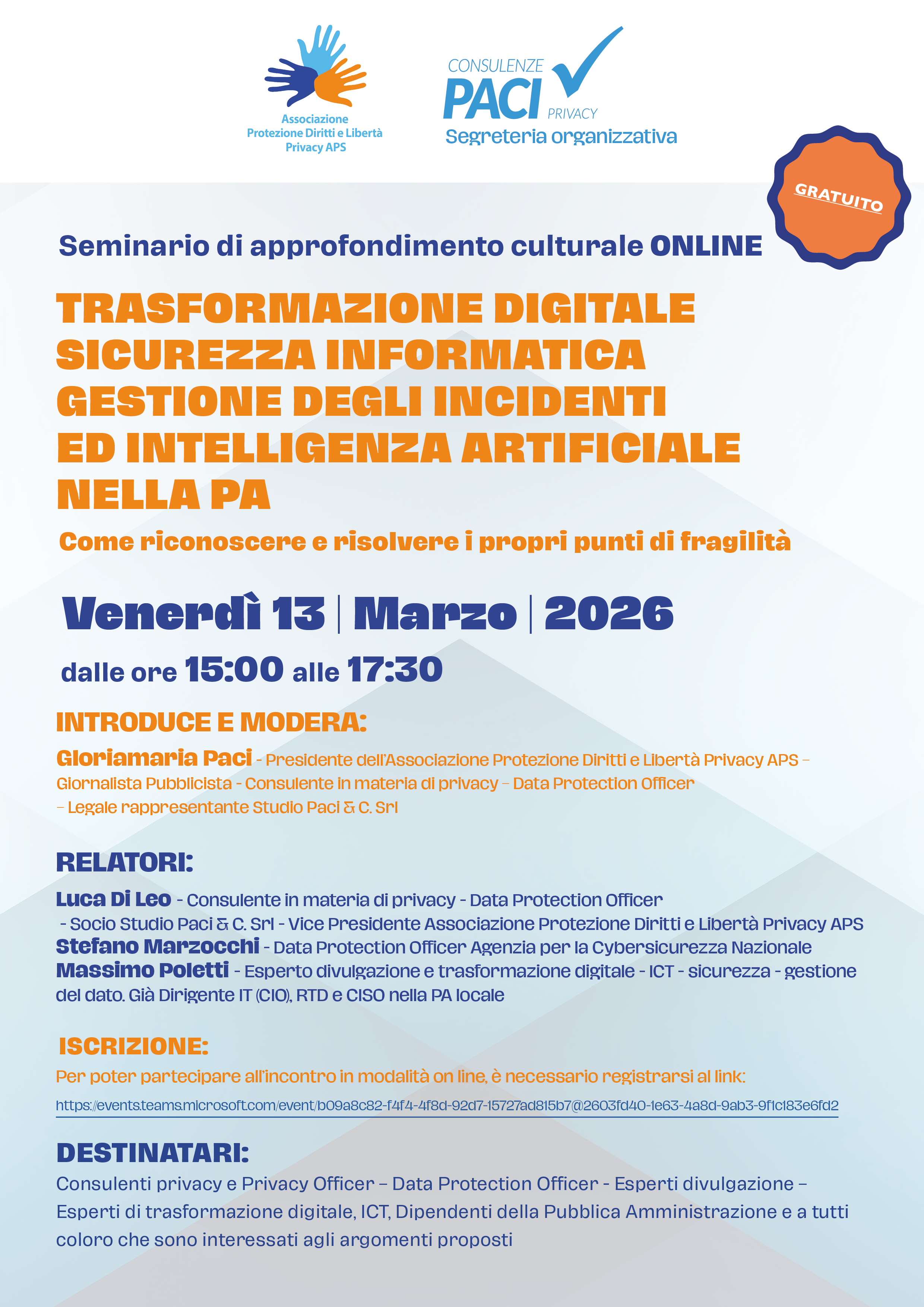 TRASFORMAZIONE DIGITALE SICUREZZA INFORMATICA GESTIONE DEGLI INCIDENTI ED INTELLIGENZA ARTIFICIALE NELLA PA